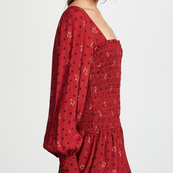 Free People Two Faces Print Minidress - Picture 2 of 3